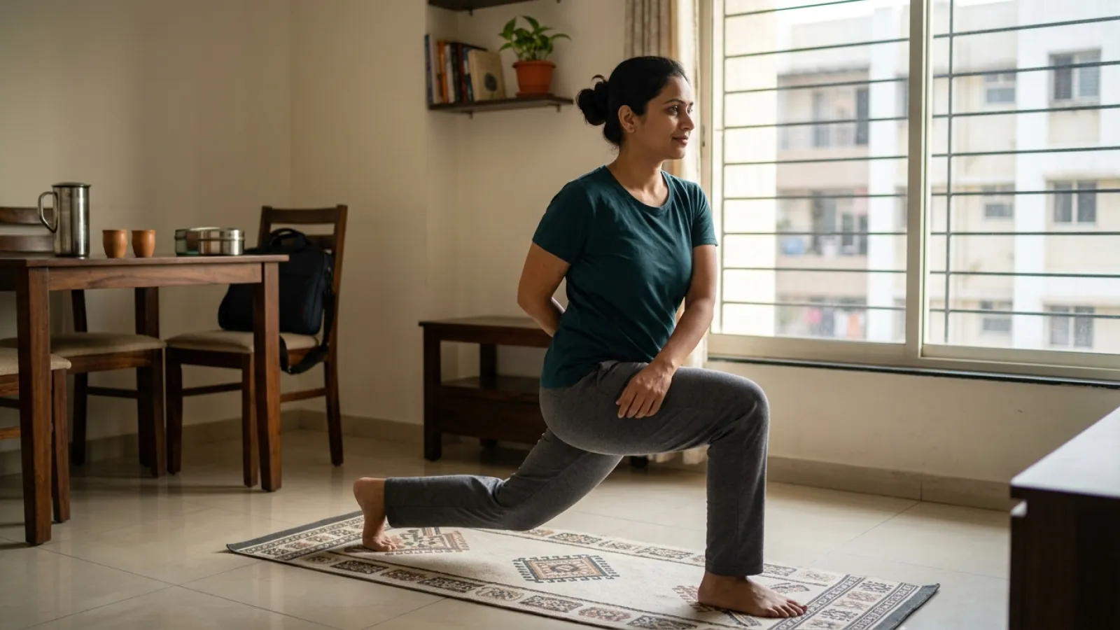 10-Minute Morning Workout at Home for Indian Working Adults