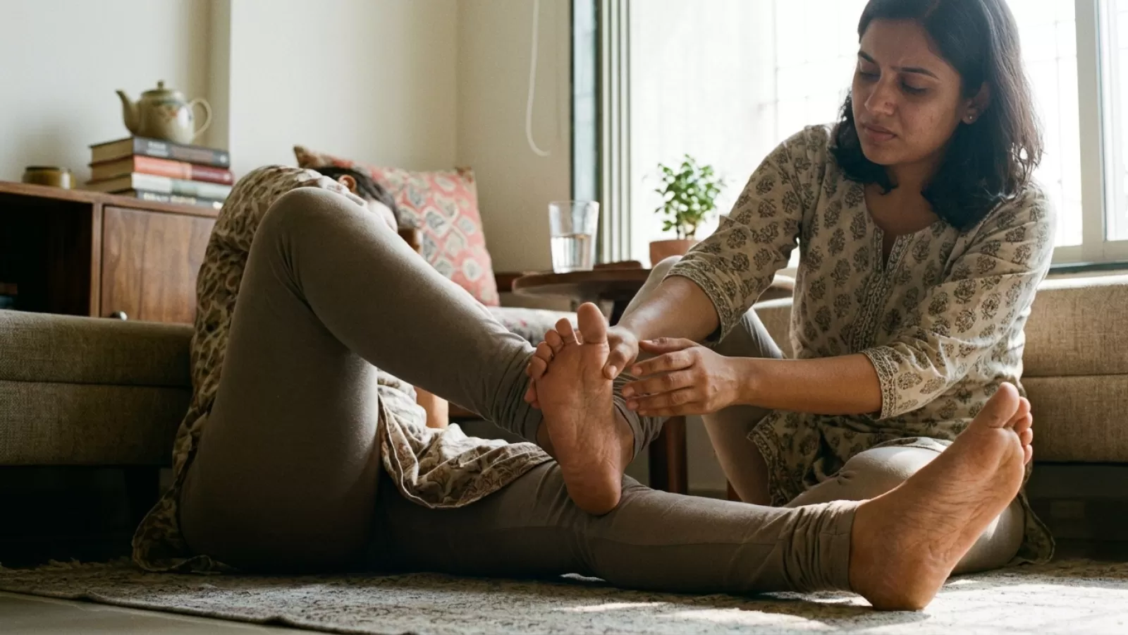 15 Minute Home Exercises for Tired Legs and Sore Feet After a Long Indian Day
