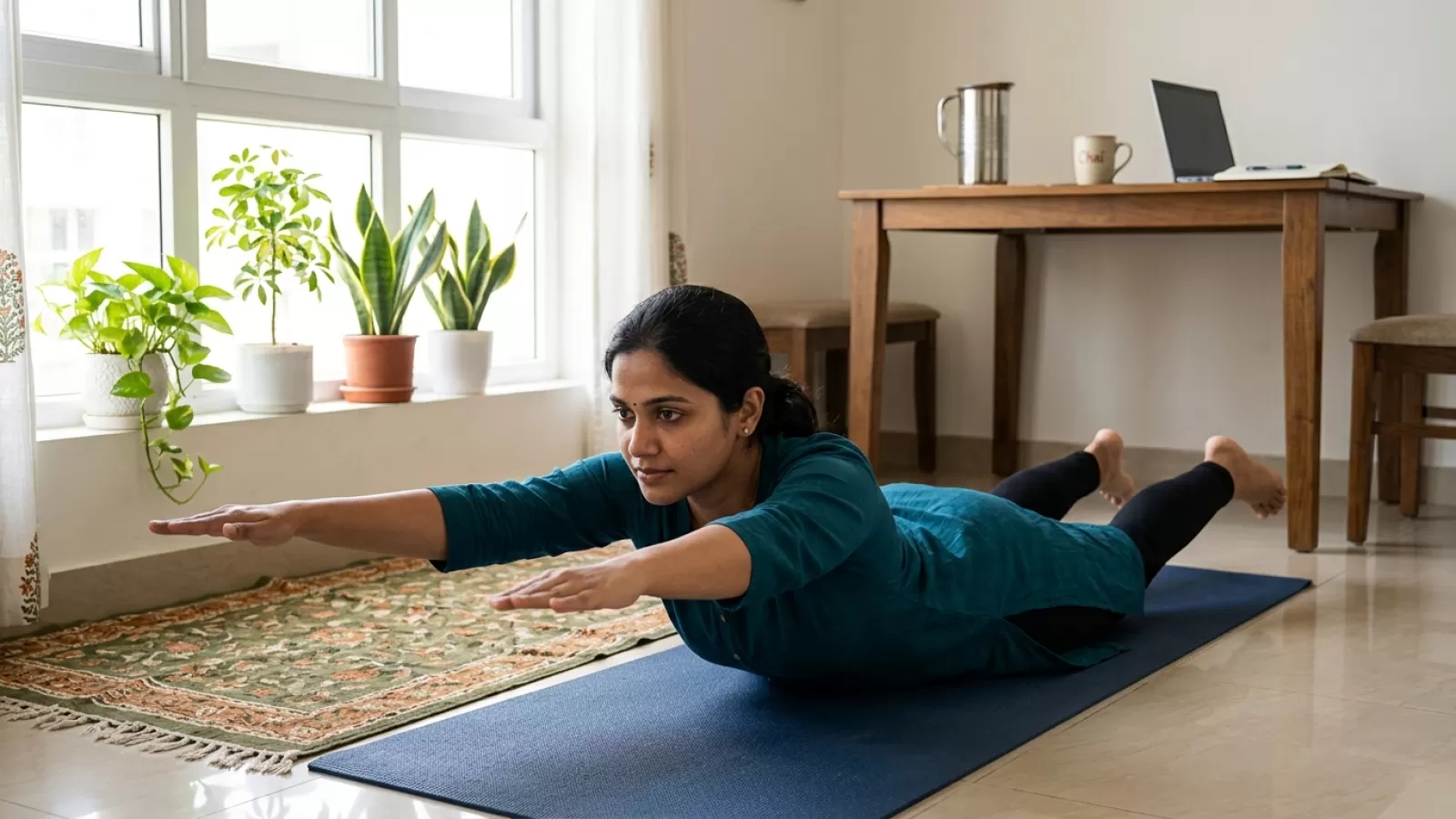 Back Exercises at Home for Indian Professionals Who Spend Long Hours at a Desk