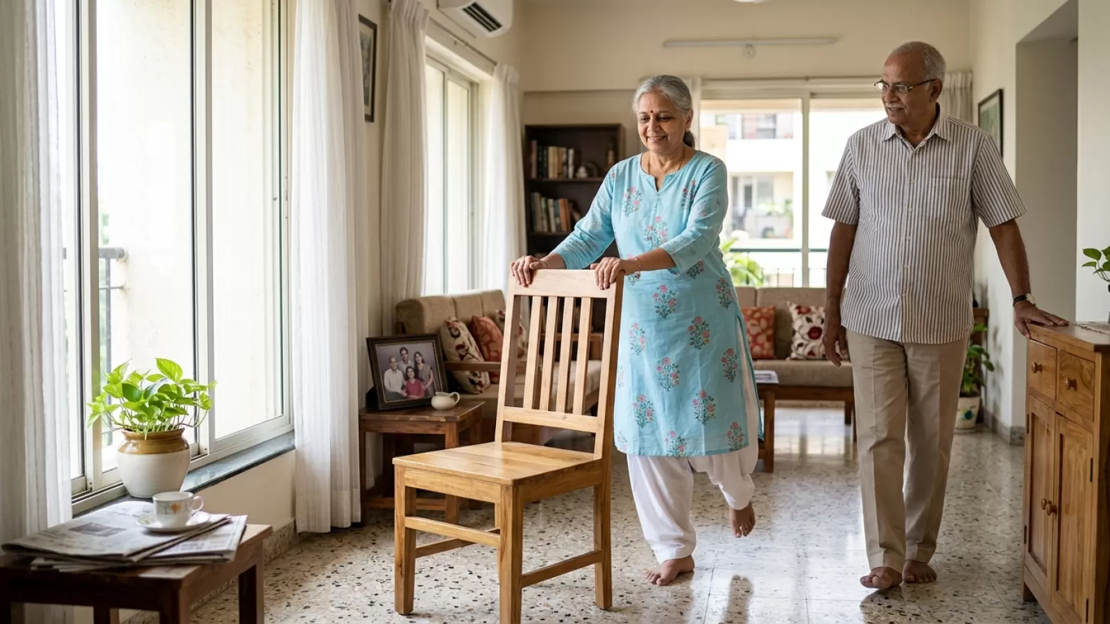 Balance Exercises at Home for Indian Seniors to Reduce the Risk of Falls