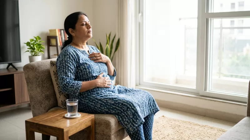 Breathing Based Calm Practices for Indian Adults When Sudden Stress Hits at Night