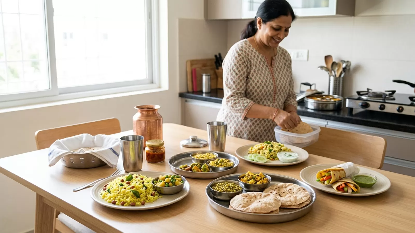 Easy Indian Lunch Ideas for Families When Everyone Wants Something Different