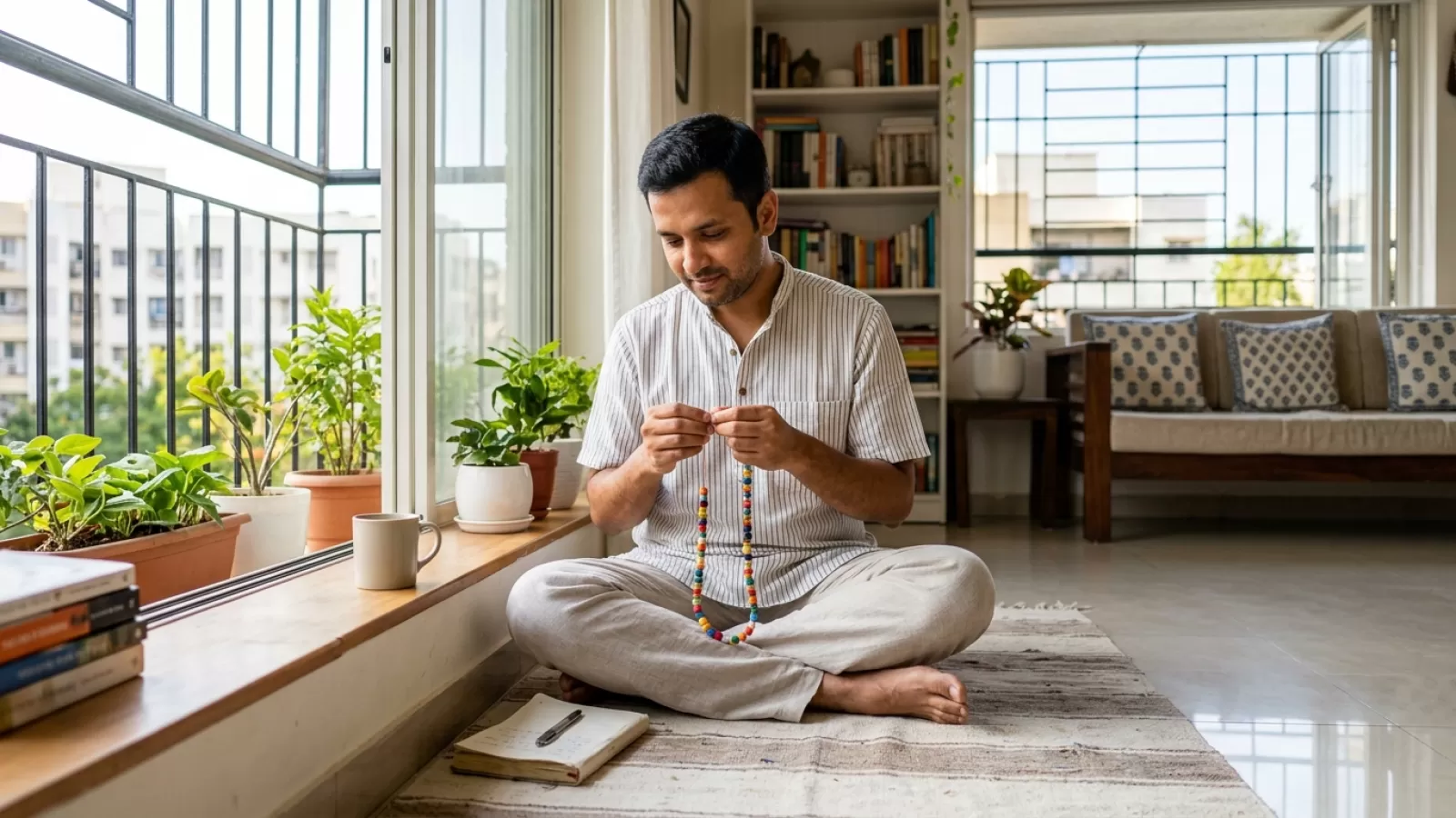 Evening Calm Habits for Indian Adults Who Cannot Slow the Mind Before Sleep