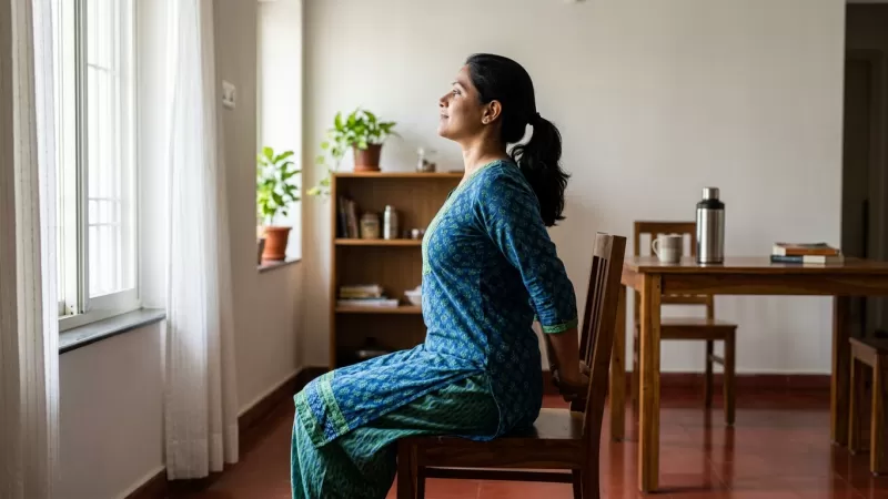 Home Exercises for Better Posture for Indian Adults Who Sit for Long Hours