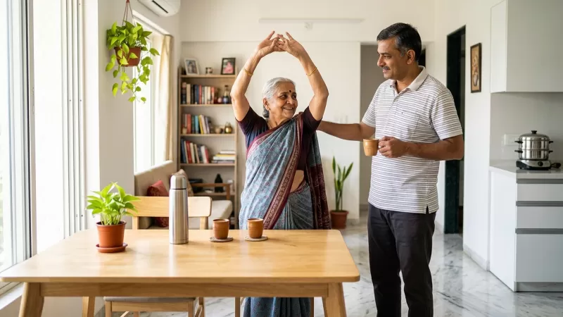 How Indian Families Can Support Elderly Parents to Stay Active at Home