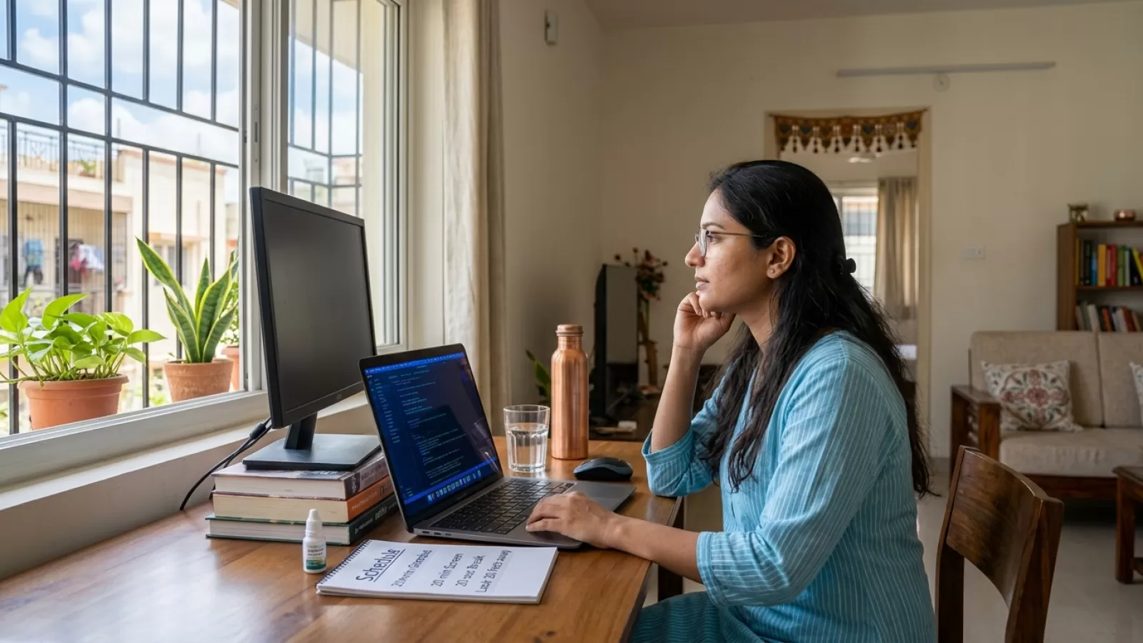 How Indian Work From Home Adults Can Protect Eye Health During All-Day Screen Use