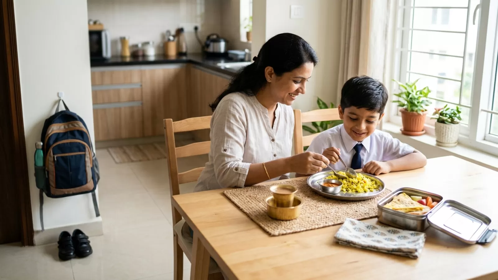 How to Make School Morning Routines Calmer in Indian Households With Children