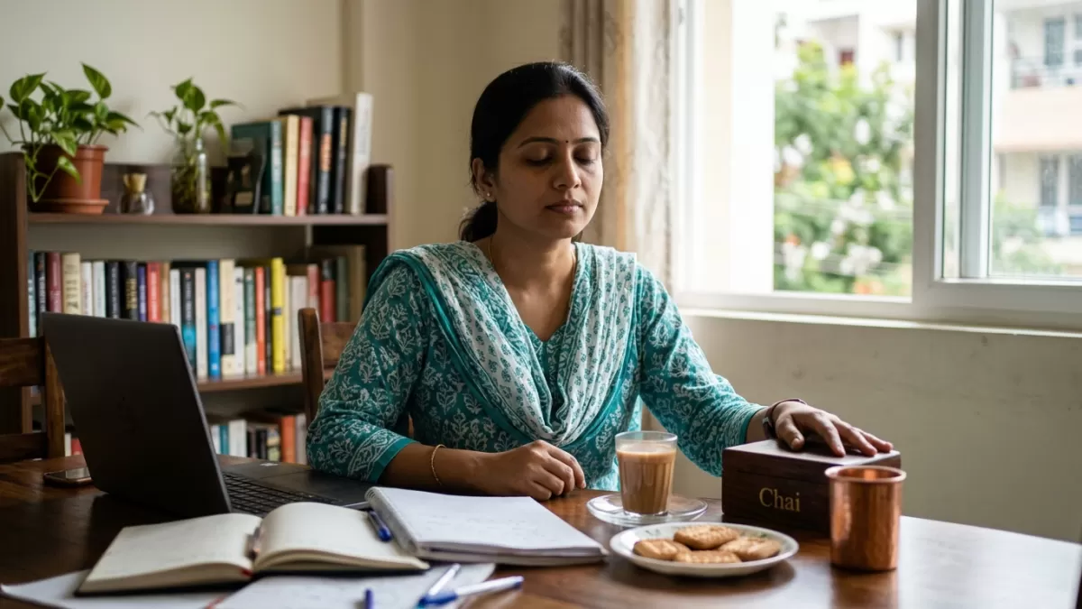 How to Settle a Cluttered and Restless Afternoon Mind in Indian Working Adults