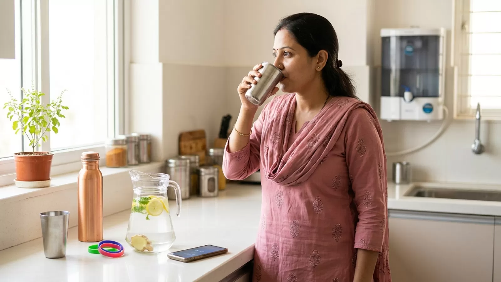 Hydration Habits for Indian Adults Who Forget to Drink Water Through the Day