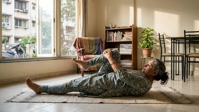 Lower Back Pain Relief Exercises at Home for Indian Adults Who Sit All Day