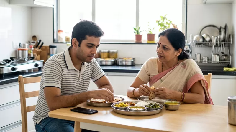Mindful Eating Habits for Indian Adults Who Always Rush Through Every Meal