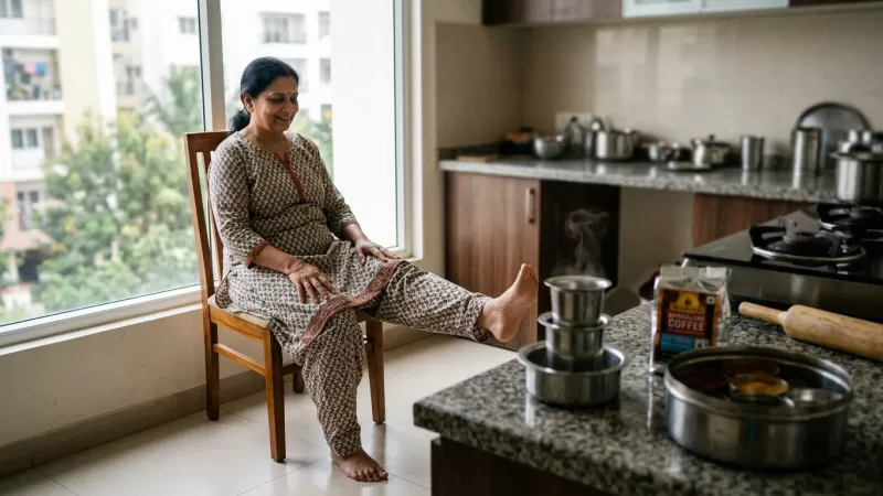 Morning Stiffness Relief Exercises for Indian Adults to Do at Home Before Work