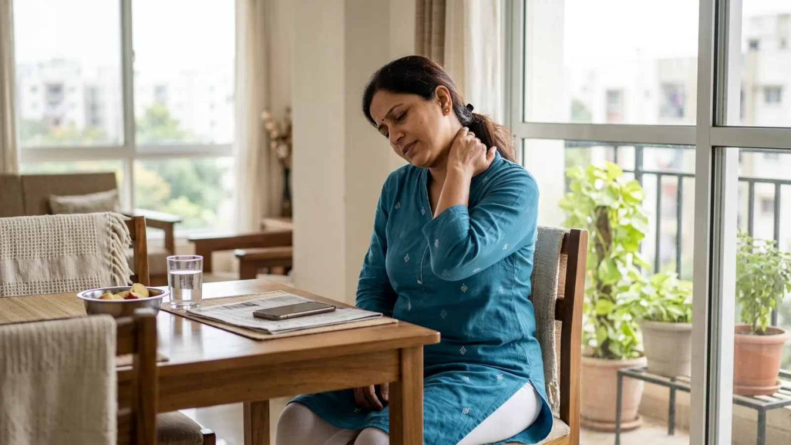 Neck and Shoulder Exercises at Home for Indians With Tension From Daily Stress