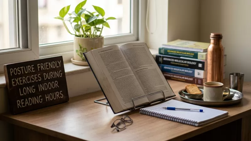 Reading Indoors? Use These Posture Exercises to Ease Strain