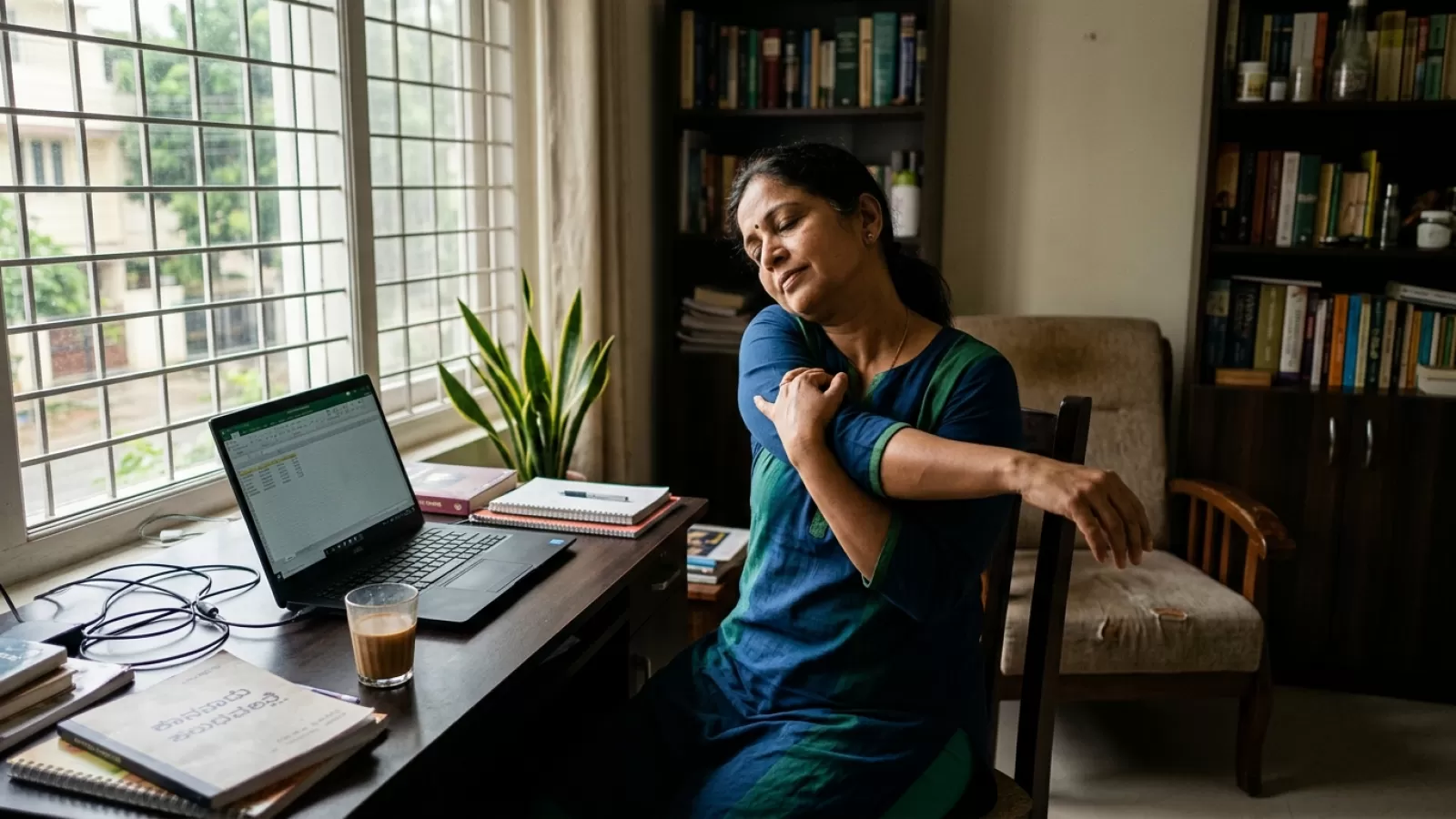 Sitting Indoors All Day? Bring Ease Back With Gentle Moves