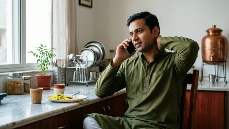 Stiff From Long Phone Calls? Ease Tension While Talking